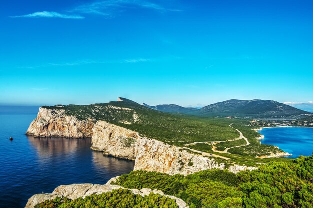 panorama di capo caccia in una giornata limpida sardegna_258246 11979